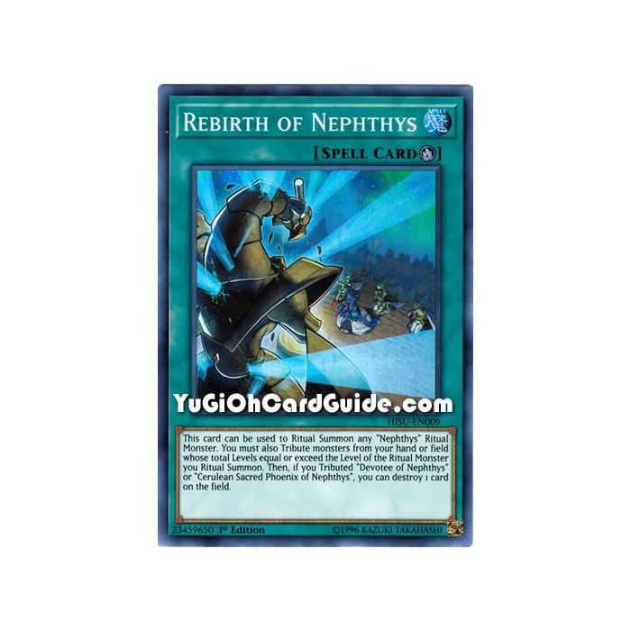 Rebirth of Nephthys (Super Rare) – Hidden Summoners | Carta YUGIOH en México