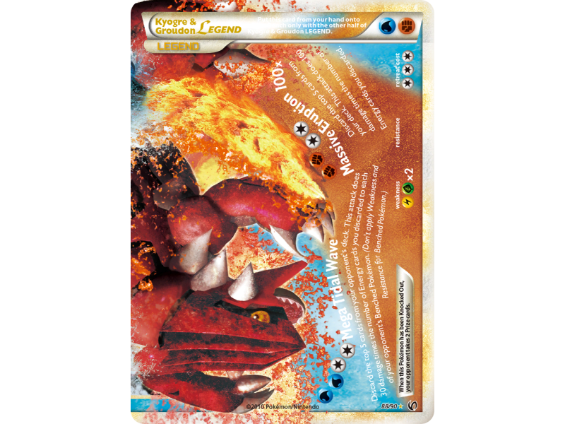 Kyogre & Groudon LEGEND