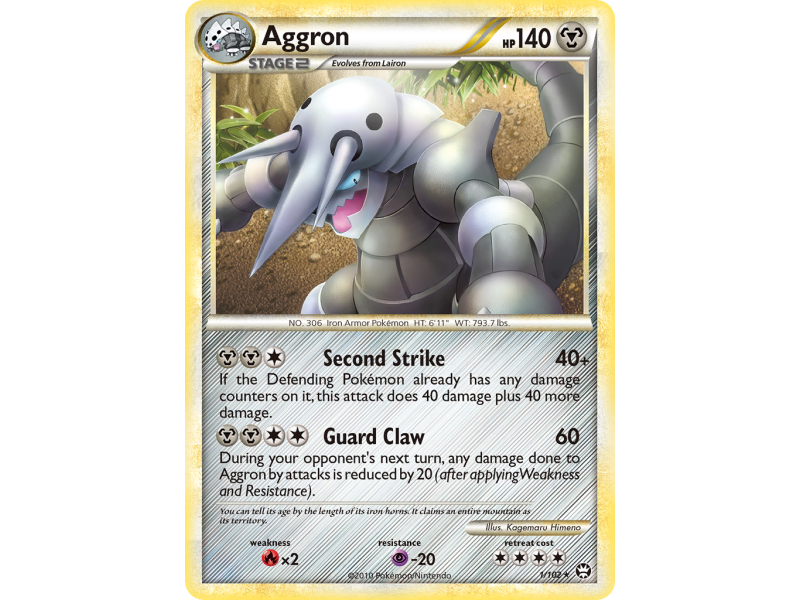 Aggron (Reverse Holo)
