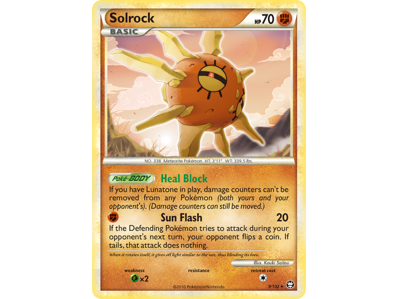 Solrock (Reverse Holo)