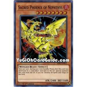 Sacred  Phoenix of Nephthys (Super Rare) – Hidden Summoners | Carta YUGIOH en México