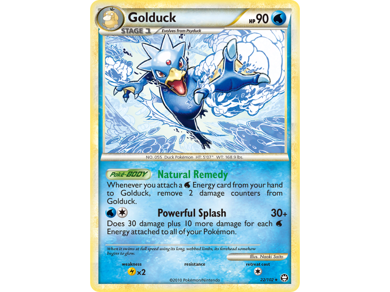 Golduck (Reverse Holo)