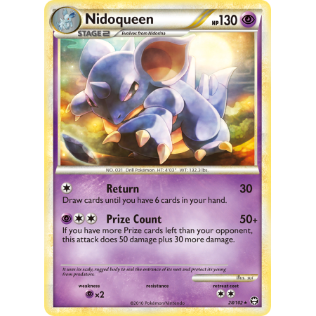 Nidoqueen (Reverse Holo)