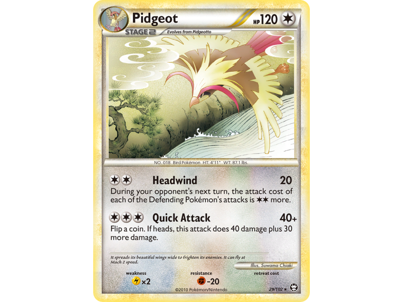 Pidgeot (Reverse Holo)