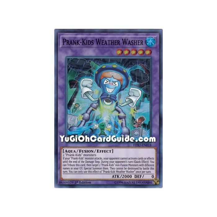 Prank-Kids Weather Washer (Super Rare) – Hidden Summoners | Carta YUGIOH en México