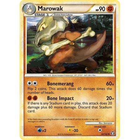 Marowak (Reverse Holo)