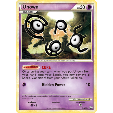Unown (Reverse Holo)