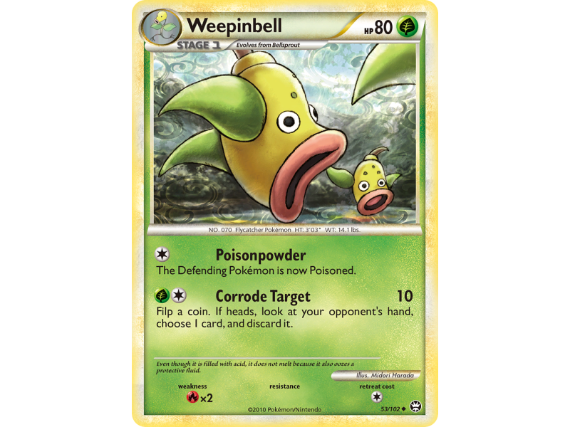 Weepinbell (Reverse Holo)