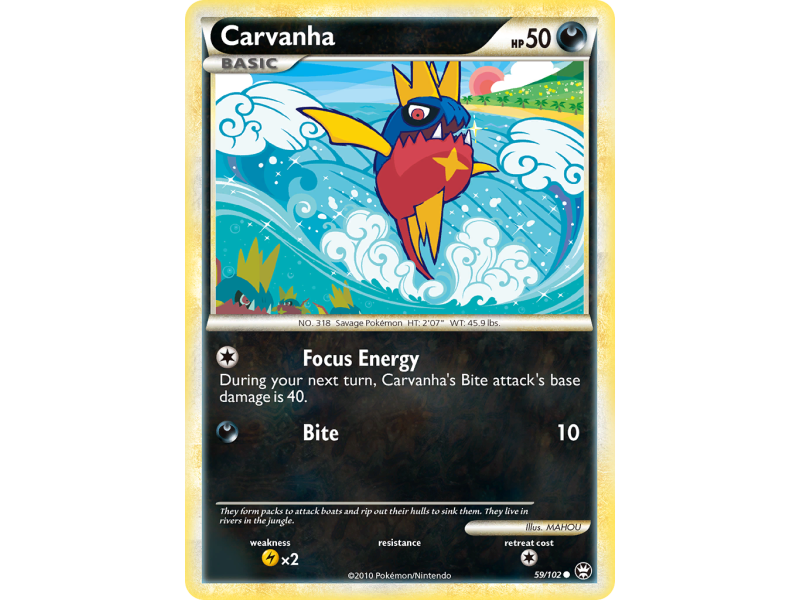 Carvanha (Reverse Holo)