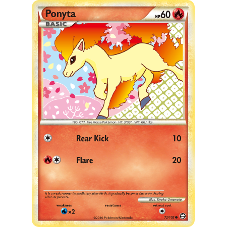 Ponyta (Reverse Holo)