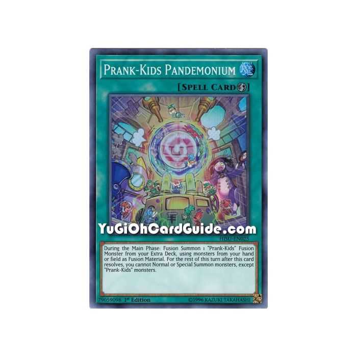 Prank-Kids Pandemonium (Super Rare) – Hidden Summoners | Carta YUGIOH en México