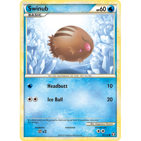 Swinub (Reverse Holo)