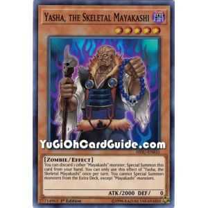 Yasha, the Skeletal Mayakashi (Super Rare) – Hidden Summoners | Carta YUGIOH en México