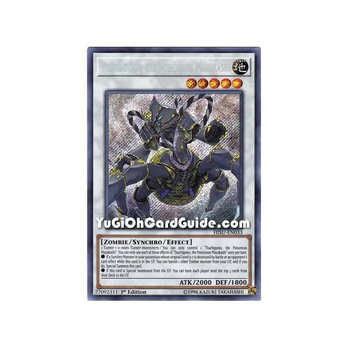 Tsuchigumo, the Poisonous Mayakashi (Secret Rare) – Hidden Summoners | Carta YUGIOH en México