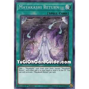 Mayakashi Return (Secret Rare) – Hidden Summoners | Carta YUGIOH en México
