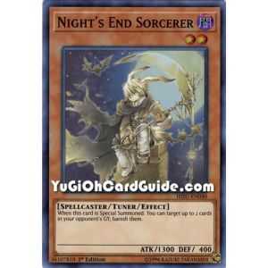 Nights End Sorcerer (Super Rare) – Hidden Summoners | Carta YUGIOH en México