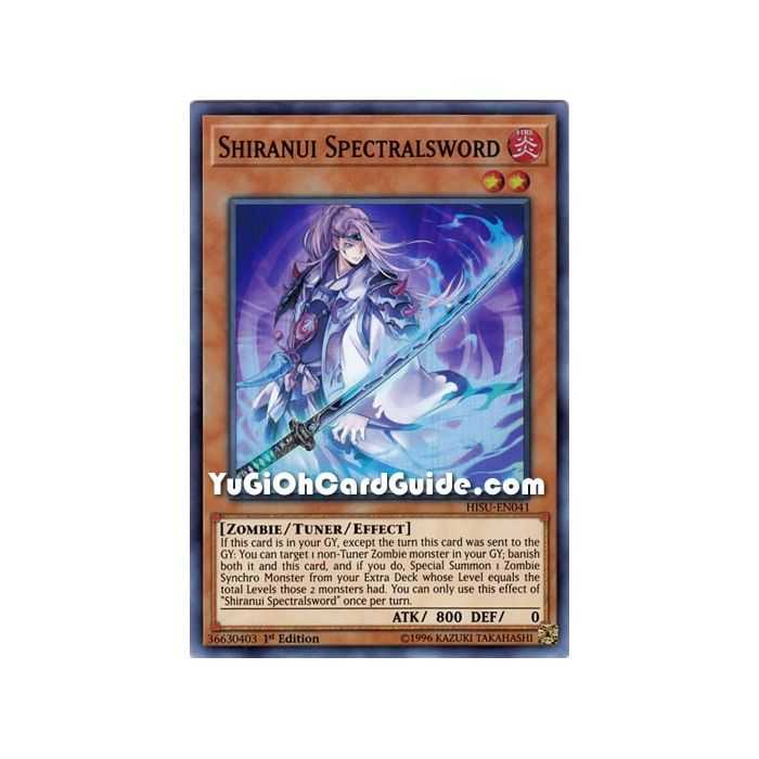Shiranui Spectralsword (Super Rare) – Hidden Summoners | Carta YUGIOH en México