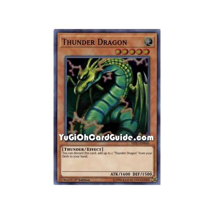 Thunder Dragon (Super Rare) – Hidden Summoners | Carta YUGIOH en México