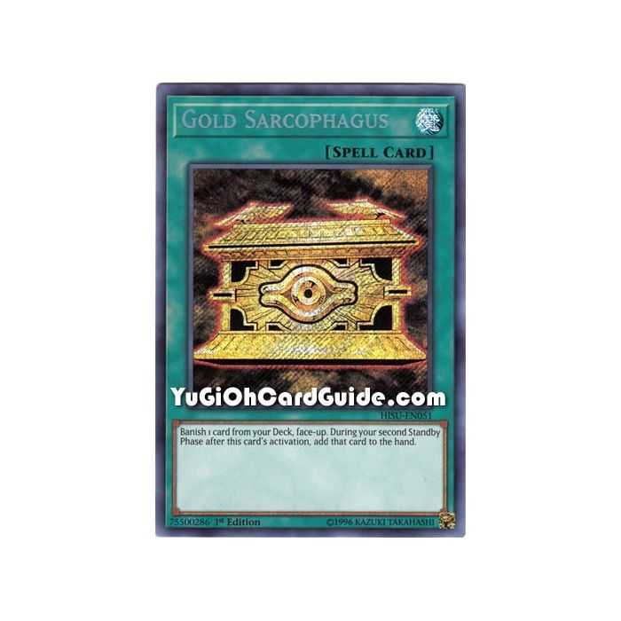Gold Sarcophagus (Secret Rare) – Hidden Summoners | Carta YUGIOH en México