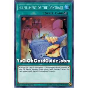 Fulfillment of the Contract (Super Rare) – Hidden Summoners | Carta YUGIOH en México