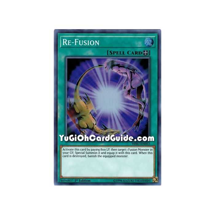 Re-Fusion (Super Rare) – Hidden Summoners | Carta YUGIOH en México
