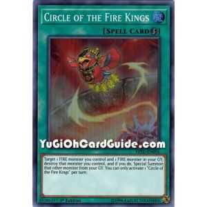 Circle of the Fire Kings (Super Rare) – Hidden Summoners | Carta YUGIOH en México