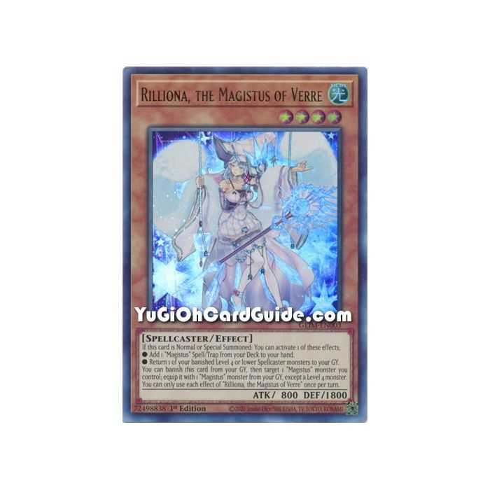 Rilliona, the Magistus of Verre (Ultra Rare) – Genesis Impact | Carta YUGIOH en México