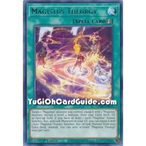 Magistus Theurgy (Rare) – Genesis Impact | Carta YUGIOH en México