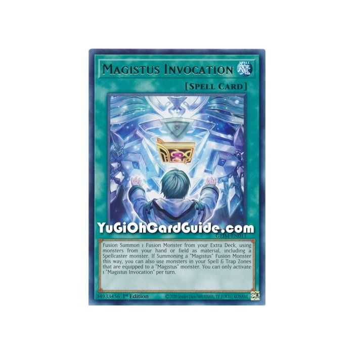 Magistus Invocation (Rare) – Genesis Impact | Carta YUGIOH en México