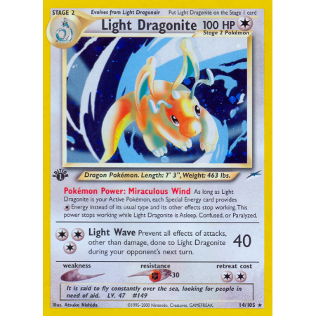 Light Dragonite (Holo)