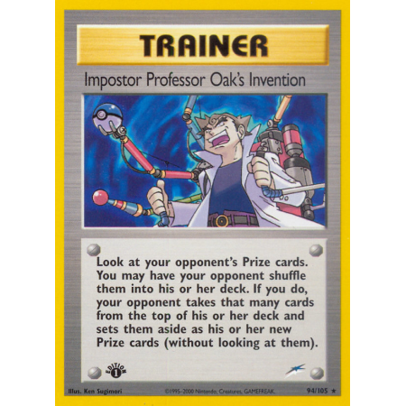 Impostor Professor Oak's Invention
