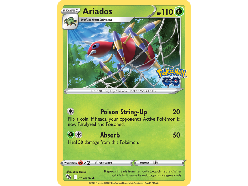 Ariados (Reverse Holo)