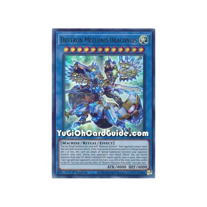 Drytron Meteonis Draconids (Ultra Rare) – Genesis Impact | Carta YUGIOH en México