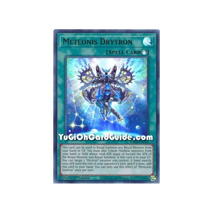 Meteonis Drytron (Ultra Rare) – Genesis Impact | Carta YUGIOH en México