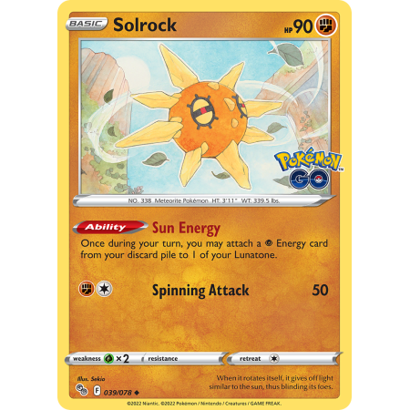 Solrock (Reverse Holo)