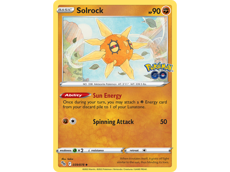 Solrock (Reverse Holo)