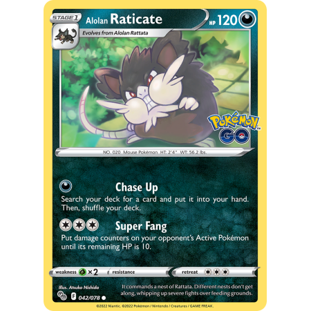 Alolan Raticate (Reverse Holo)