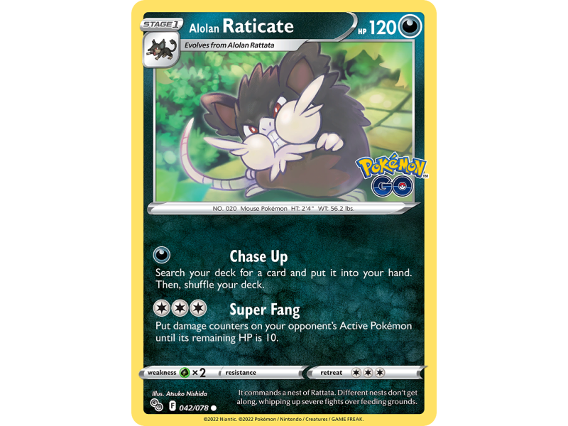 Alolan Raticate (Reverse Holo)