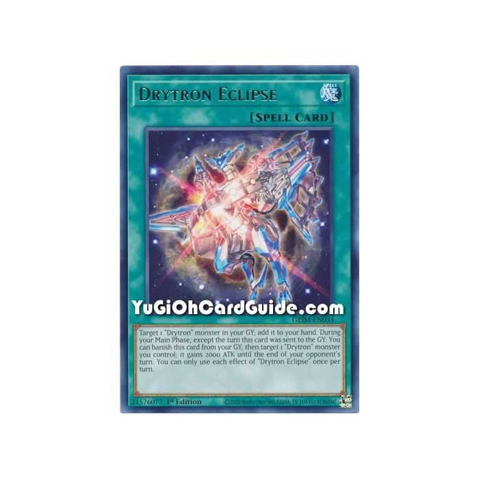 Drytron Eclipse (Rare) – Genesis Impact | Carta YUGIOH en México