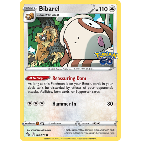 Bibarel (Reverse Holo)
