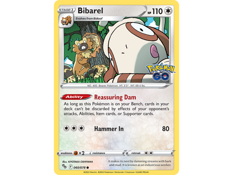 Bibarel (Reverse Holo)