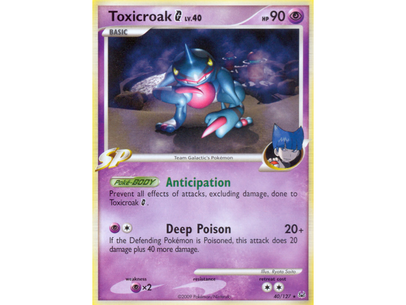 Toxicroak G (Reverse Holo)