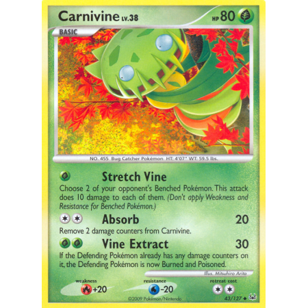 Carnivine (Reverse Holo)