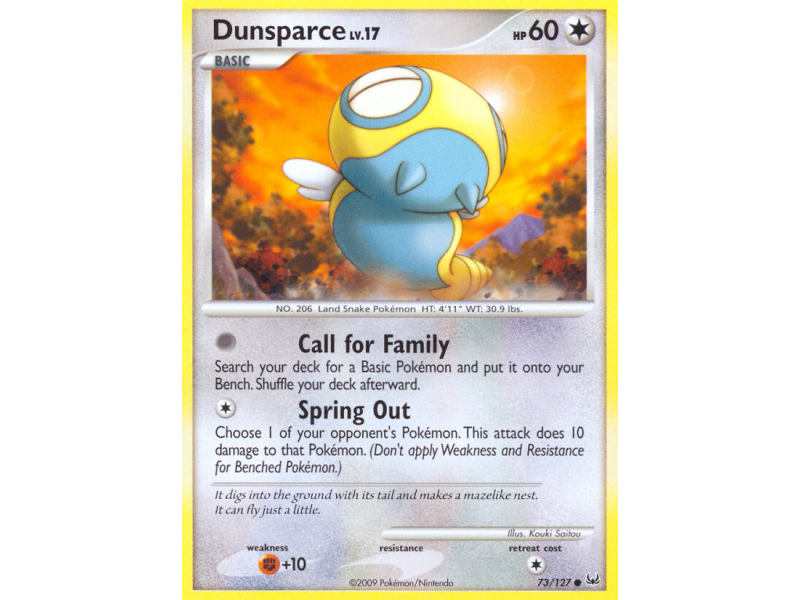Dunsparce (Reverse Holo)