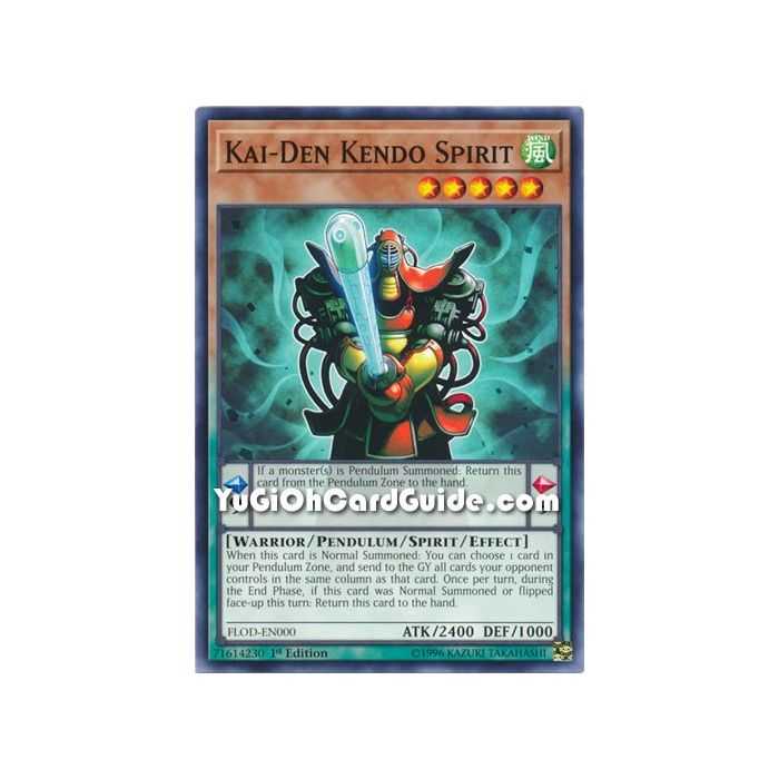Kai-Den Kendo Spirit (Common) – Flames of Destruction | Carta YUGIOH en México