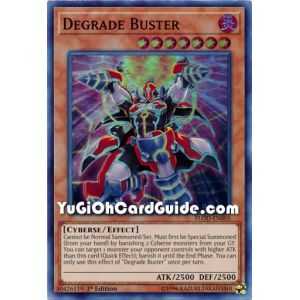Degrade Buster (Super Rare) – Flames of Destruction | Carta YUGIOH en México