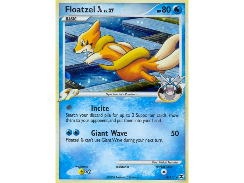 Floatzel GL (Reverse Holo)