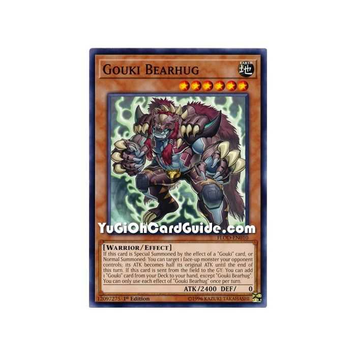 Gouki Bearhug (Common) – Flames of Destruction | Carta YUGIOH en México