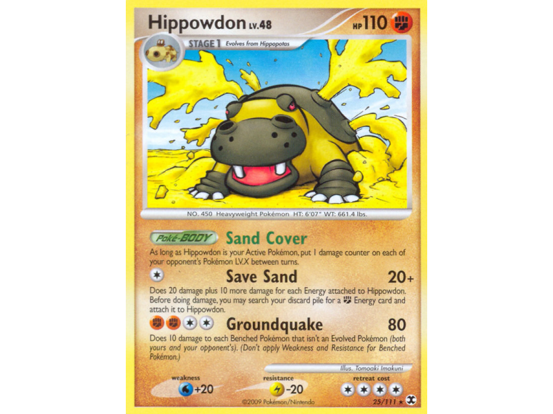 Hippowdon (Reverse Holo)