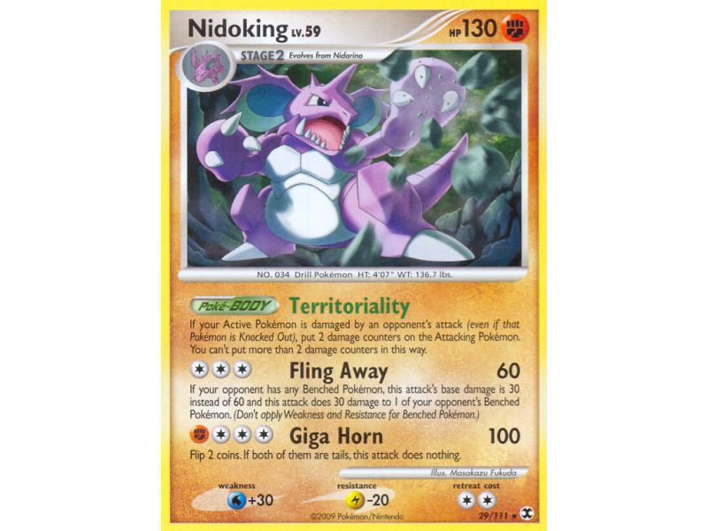 Nidoking (Reverse Holo)